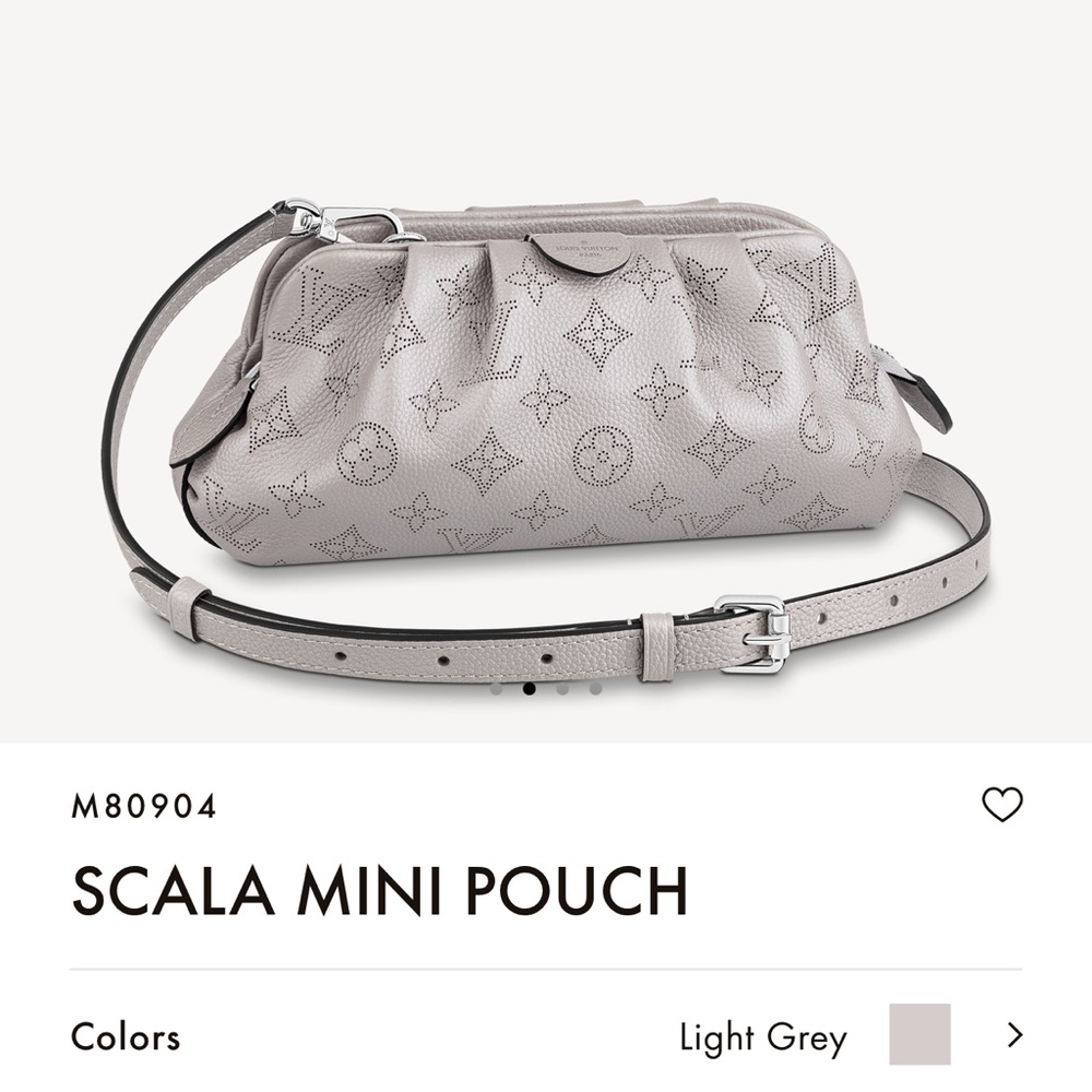 Louis Vuitton-SCALA MINI POUCH 👝 GREY